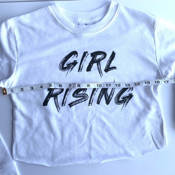 Long Sleeve Girl Rising Tie Front Crop - S - NWT - Picture 5 of 8